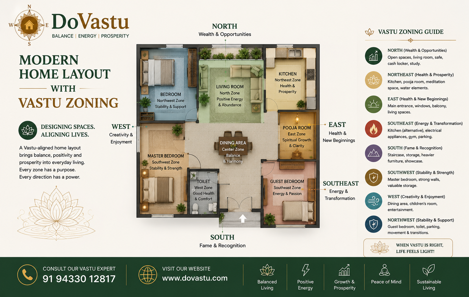 Modern Vastu home layout guide - DoVastu